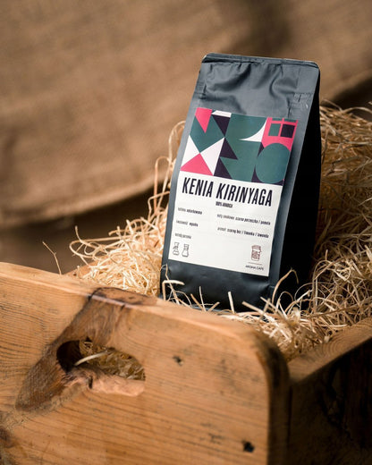 Kenia Kirinyaga, opakowanie 500 g, świeżo palona kawa ziarnista 100% Arabica z palarni AromaCafe
