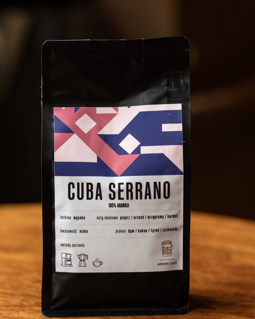 Cuba Serrano, opakowanie kawy ziarnistej