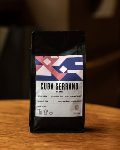 Cuba Serrano, opakowanie kawy ziarnistej