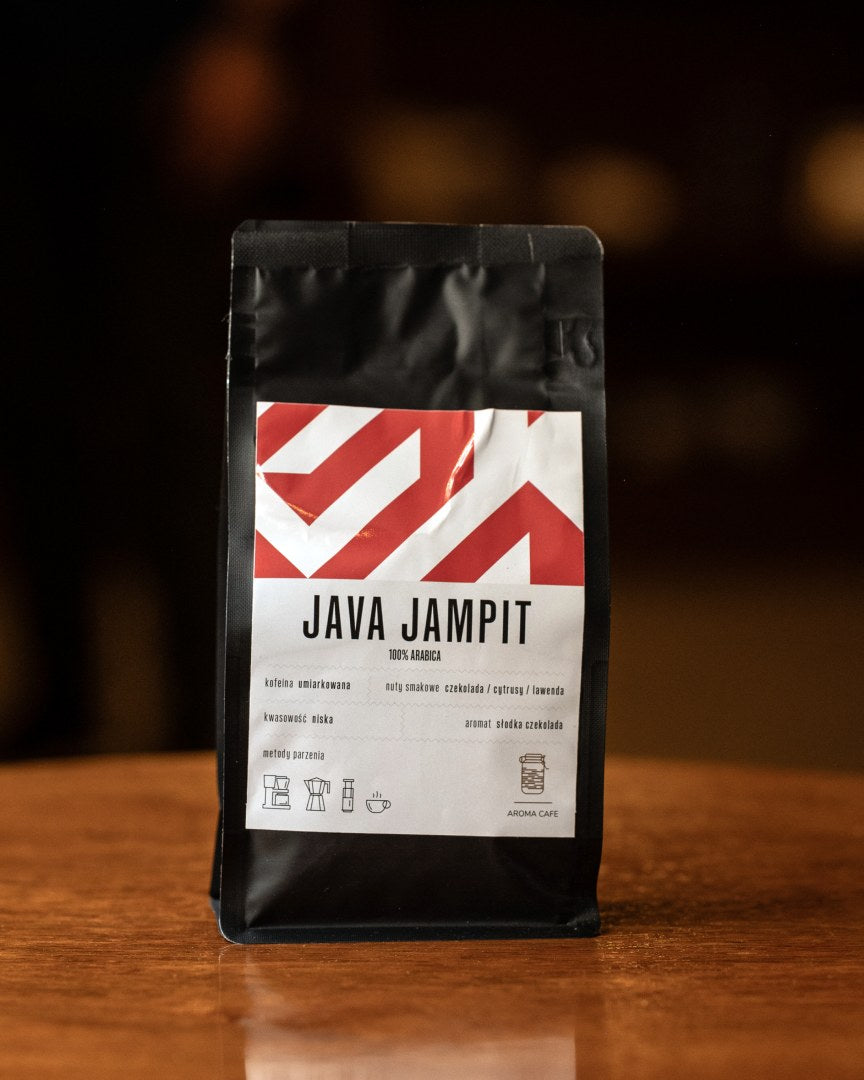 Java Jampit, opakowanie kawy ziarnistej