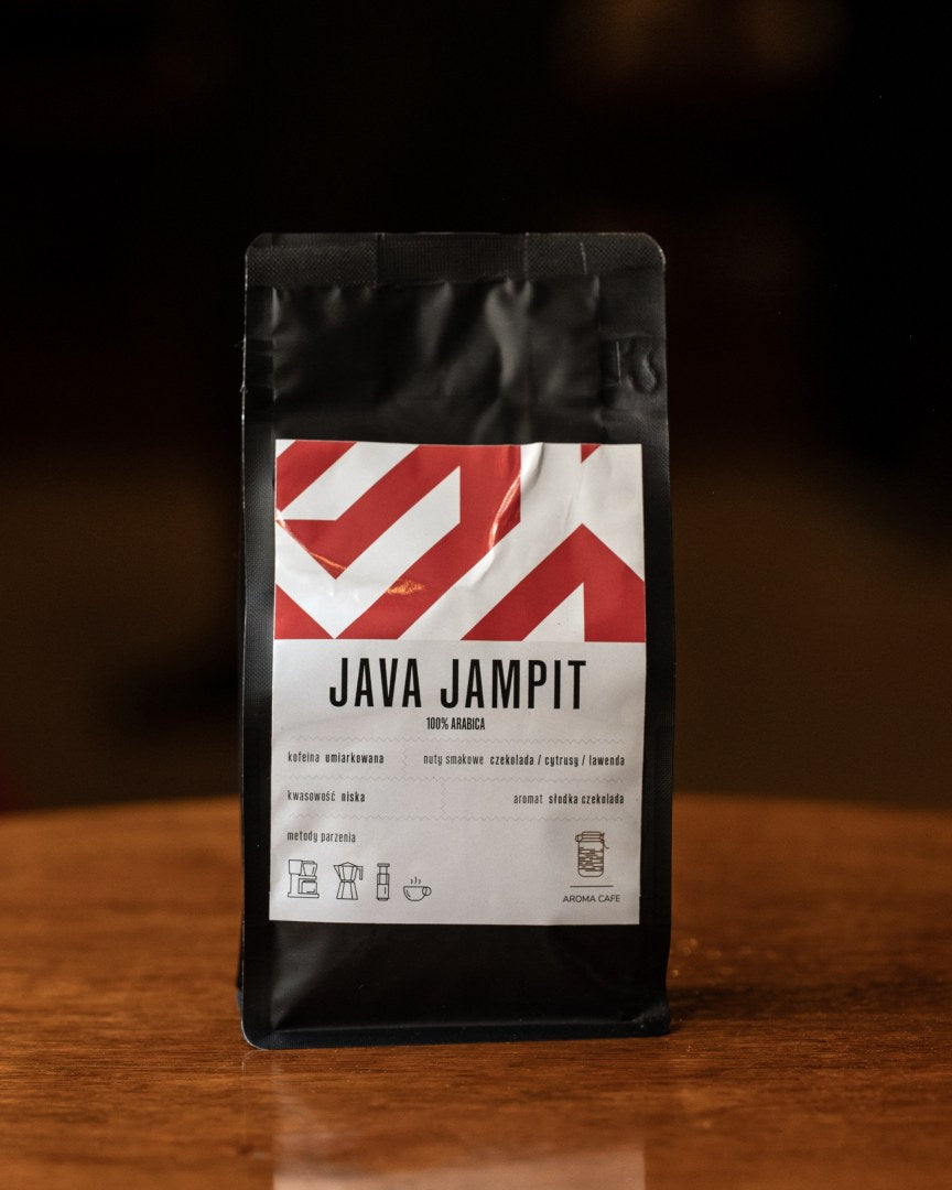 Java Jampit, opakowanie kawy ziarnistej