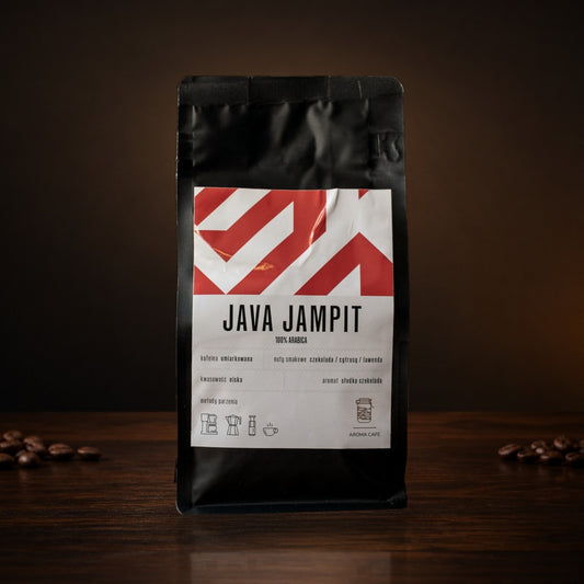 Java Jampit, kawa ziarnista świeżo palona, opakowanie