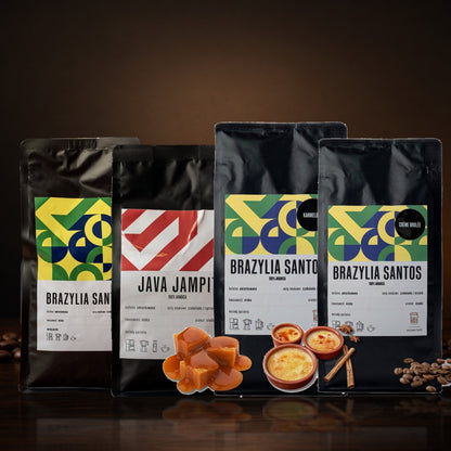 Zestaw Mix Start, cztery paczki świeżo palonej kawy po 250 g