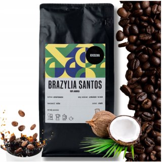 KAWA SMAKOWA Kokosowa Ziarnista Aromatyzowana Smak KOKOS 100% Arabica 250g