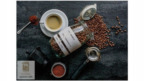 SMAKOWA Kawa AROMATYZOWANA Karmelowa Karmel Ziarnista Arabica 100% 250g