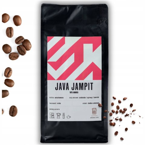 Kawa Ziarnista Java do Alternatyw 100% Arabica 1kg Świeżo Palona Wypalana