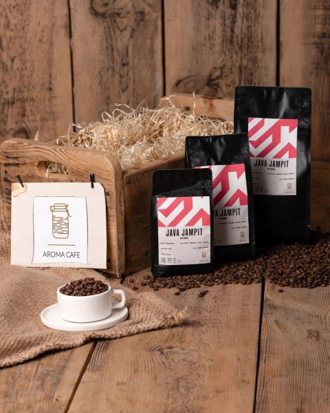 Kawa Ziarnista Java do Alternatyw 100% Arabica 1kg Świeżo Palona Wypalana