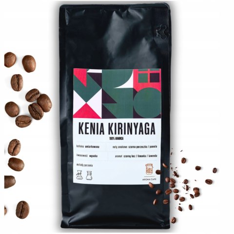 Kawa Ziarnista KENIA do Alternatyw 100% Arabica 1kg Świeżo Palona Wypalana